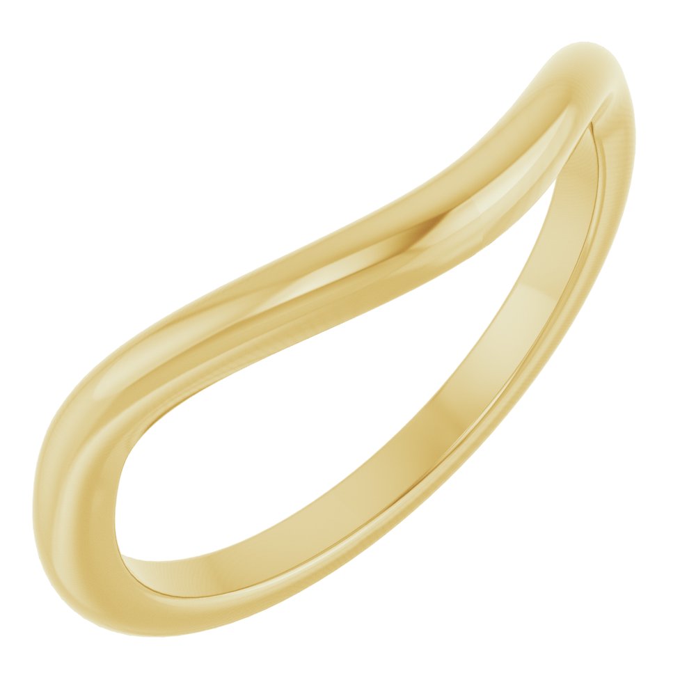 10K Yellow 1.9 mm Contour Band