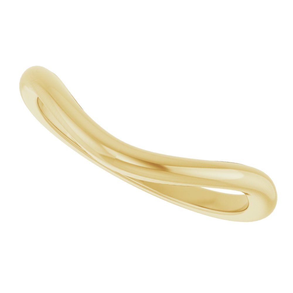 10K Yellow 1.9 mm Contour Band