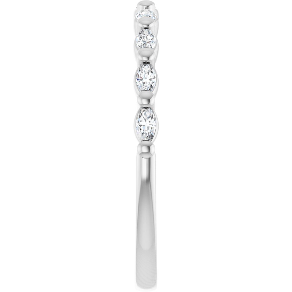 14K White 1/4 CTW Lab-Grown Diamond Anniversary Band
