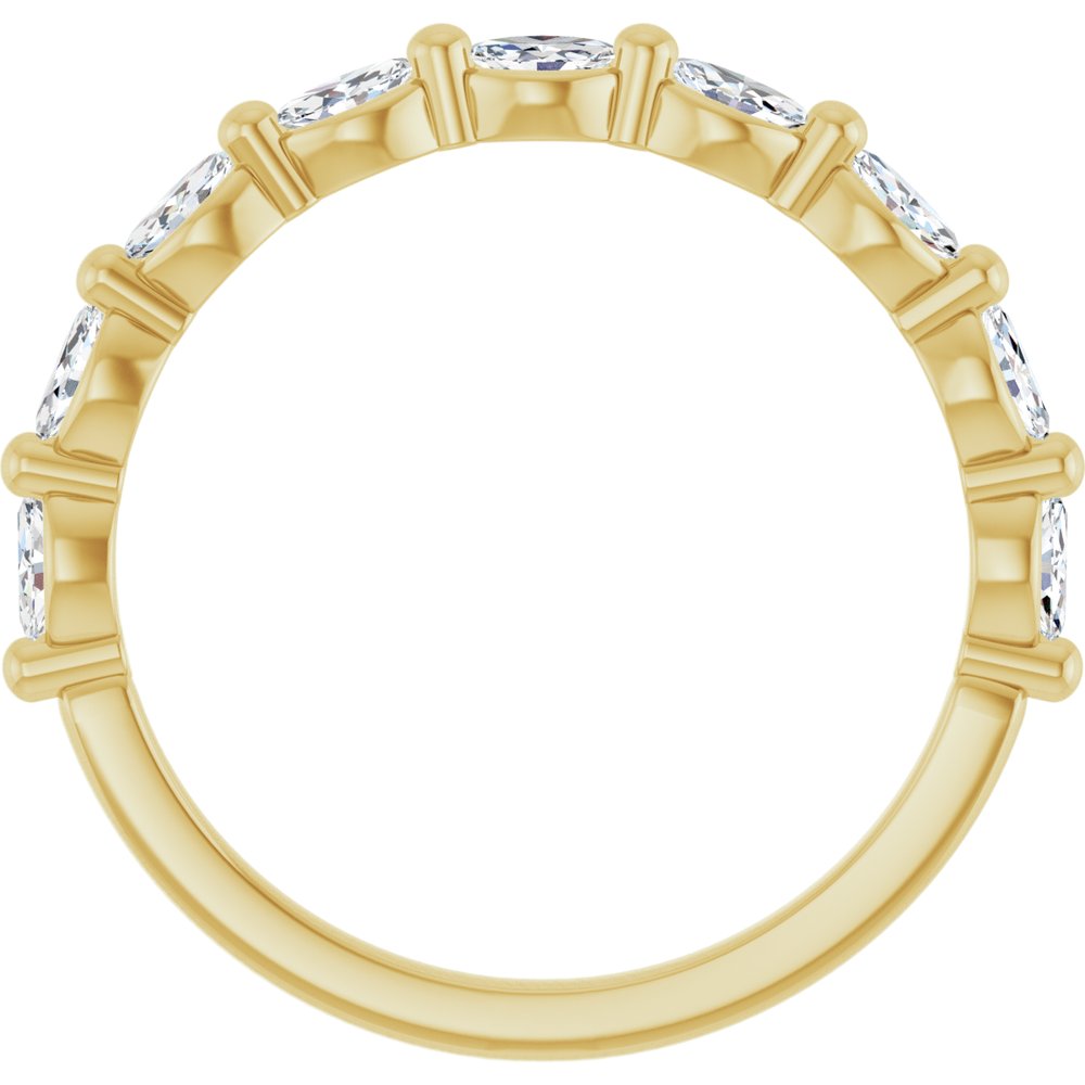 14K Yellow Gold 1/2 CTW Natural Diamond Anniversary Band