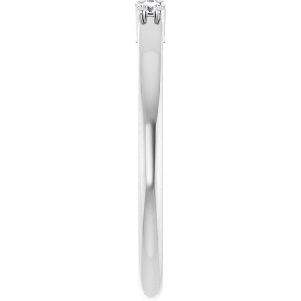14K White Gold 1/6 CTW Lab-Grown Diamond Anniversary Band