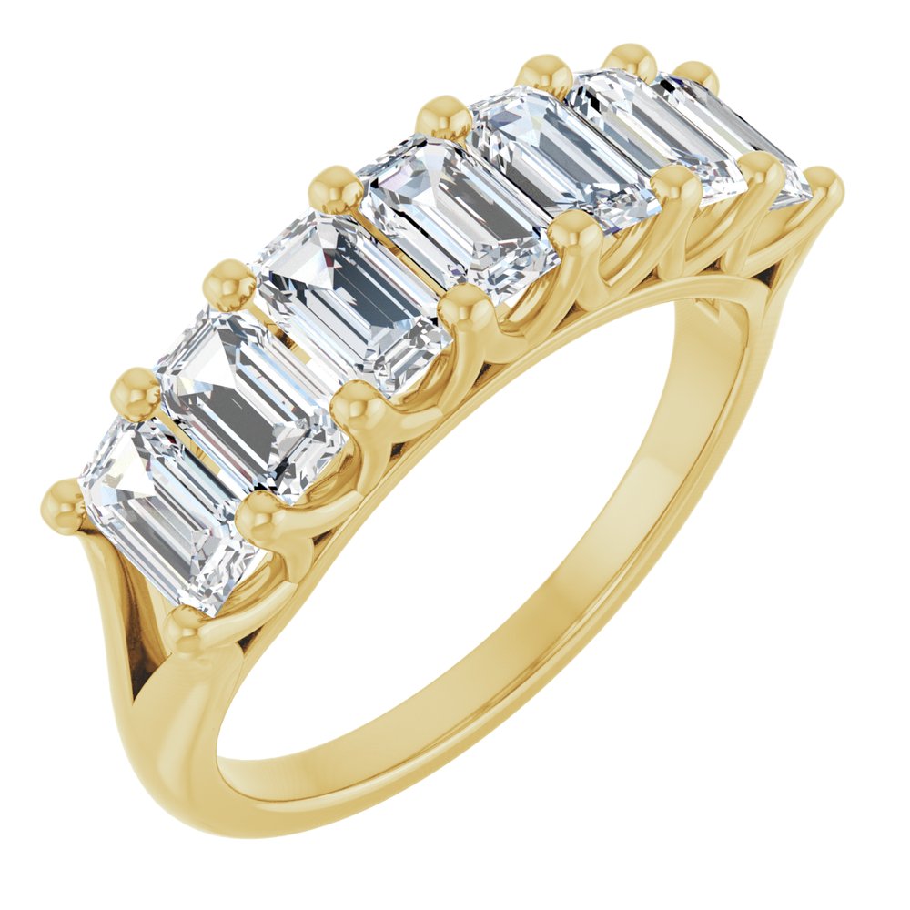 14K Yellow Gold 2 1/6 CTW Lab-Grown Diamond Anniversary Band