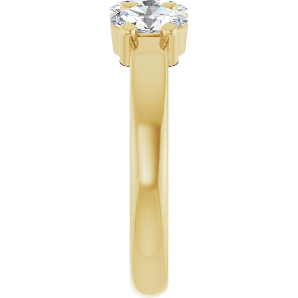 14K Yellow Gold 1 1/8 CTW Lab-Grown Diamond Anniversary Band