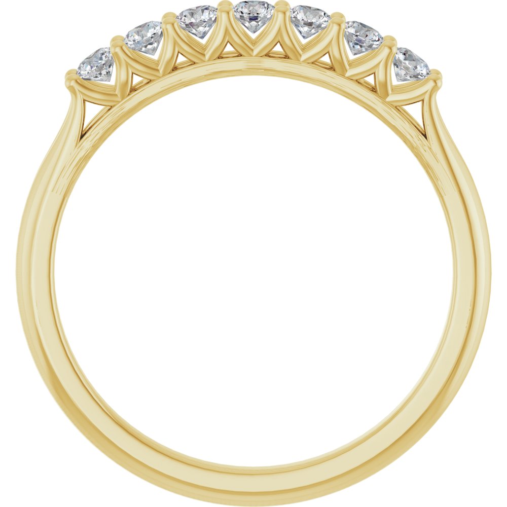 14K Yellow Gold 1/3 CTW Natural Diamond Anniversary Band