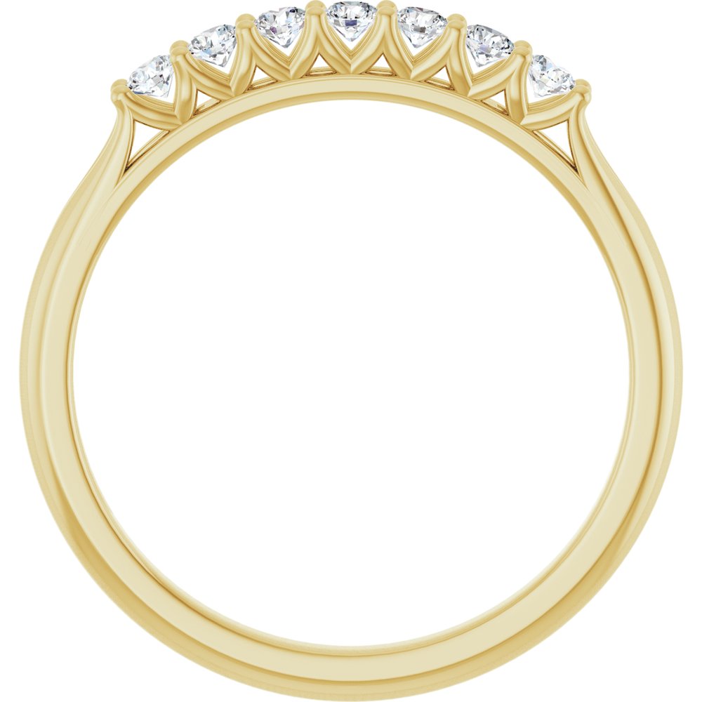 14K Yellow Gold 1/5 CTW Natural Diamond Anniversary Band