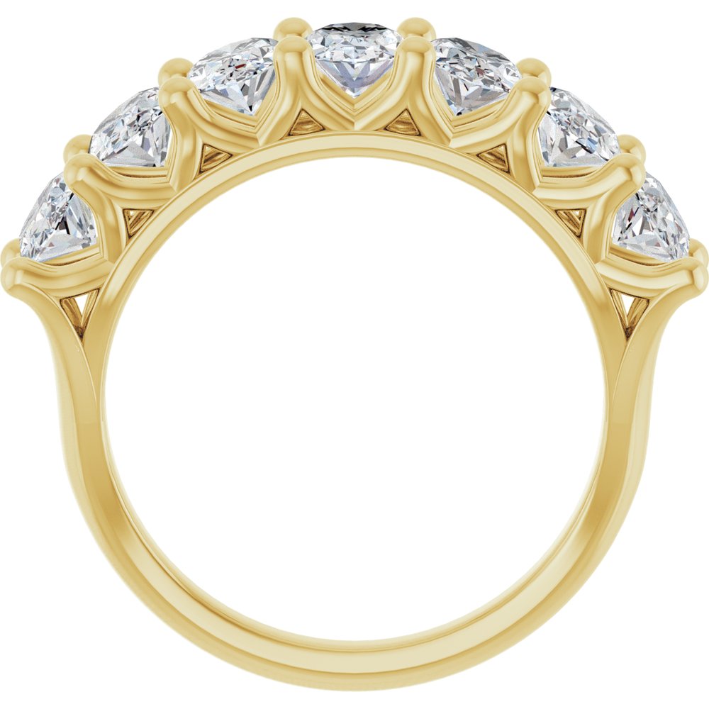 14K Yellow Gold 2 1/2 CTW Lab-Grown Diamond Anniversary Band