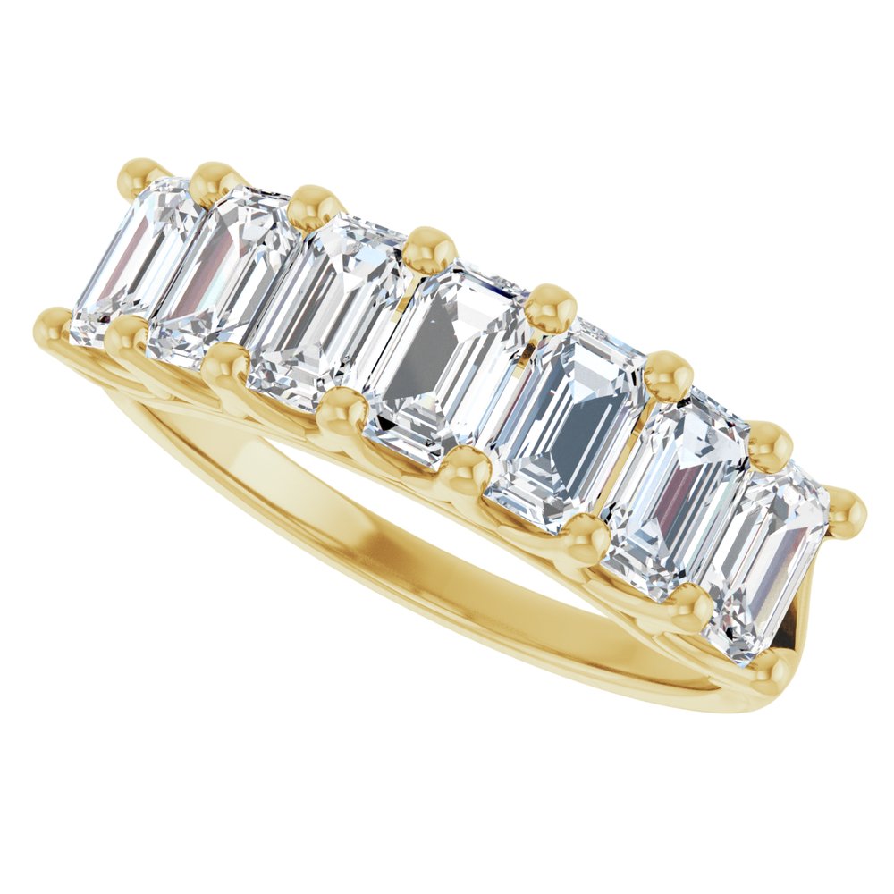 14K Yellow Gold 2 1/6 CTW Lab-Grown Diamond Anniversary Band
