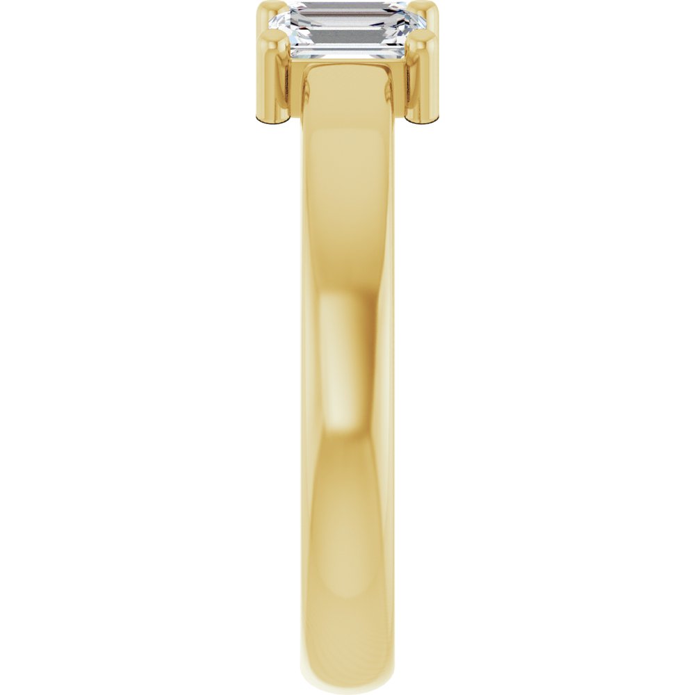 14K Yellow Gold 1 CTW Lab-Grown Diamond Anniversary Band