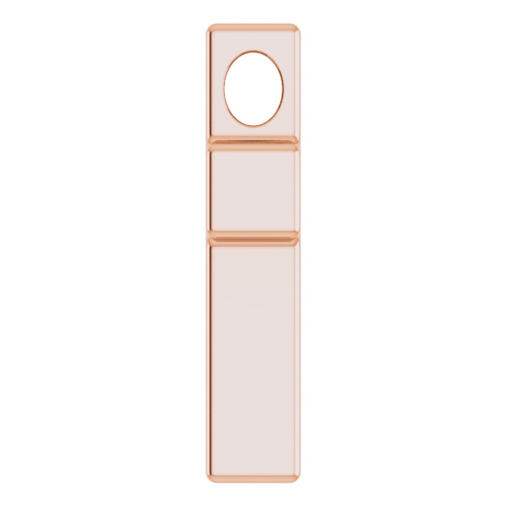 14K Rose Gold Petite Cross Slide Pendant