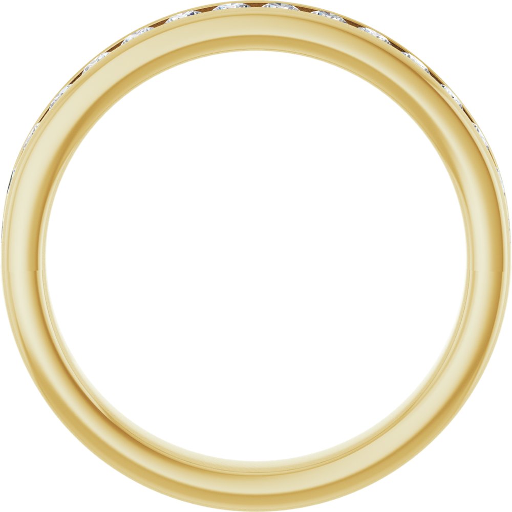 14K Yellow Gold 1/2 CTW Lab-Grown Diamond Anniversary Band