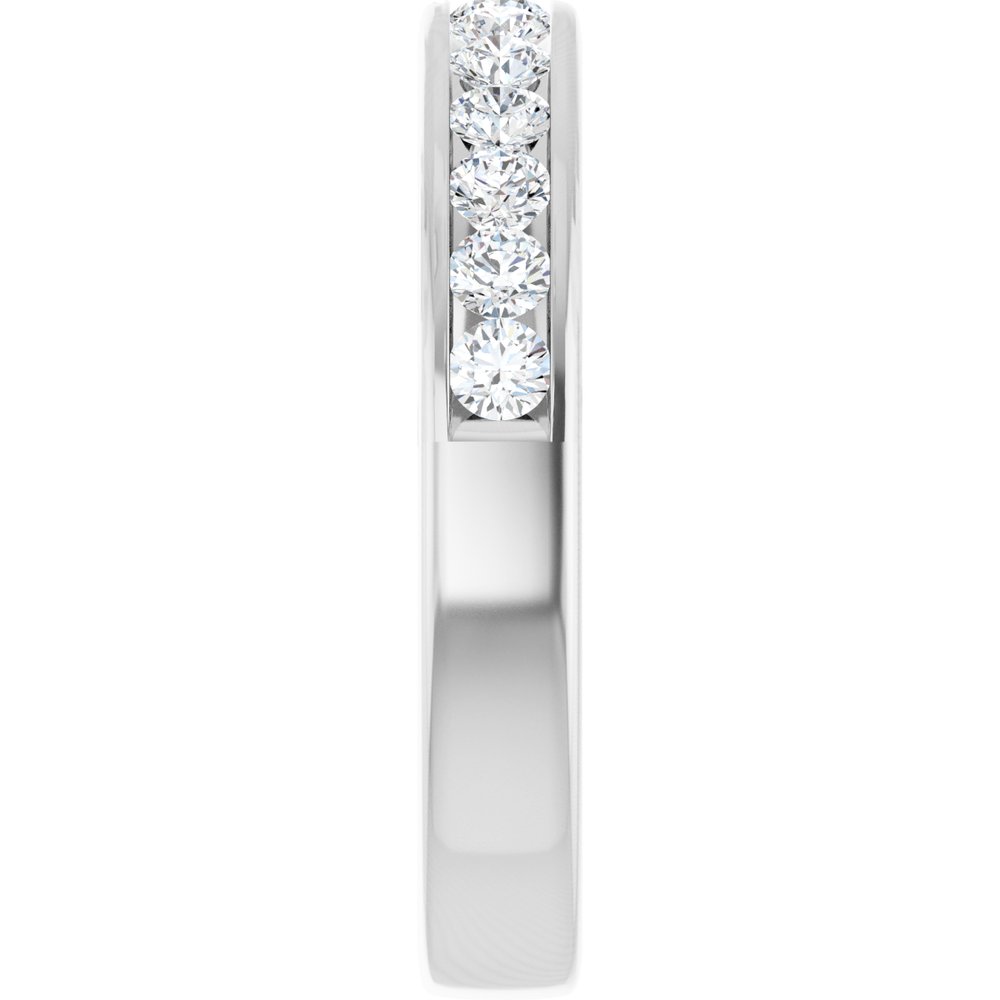 Platinum 5/8 CTW Lab-Grown Diamond Anniversary Band