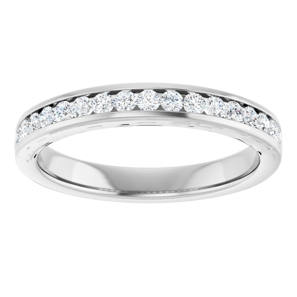14K White Gold 1/4 CTW Lab-Grown Diamond Anniversary Band