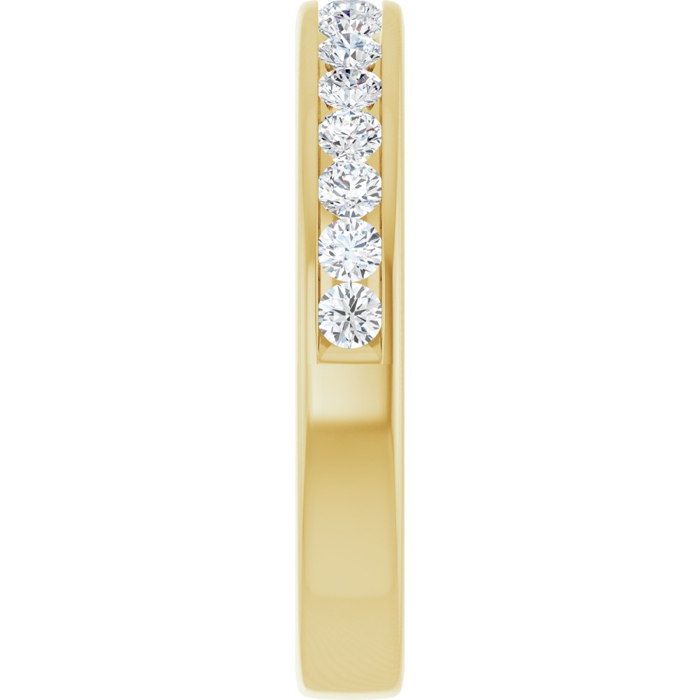 14K Yellow Gold 1/2 CTW Lab-Grown Diamond Anniversary Band