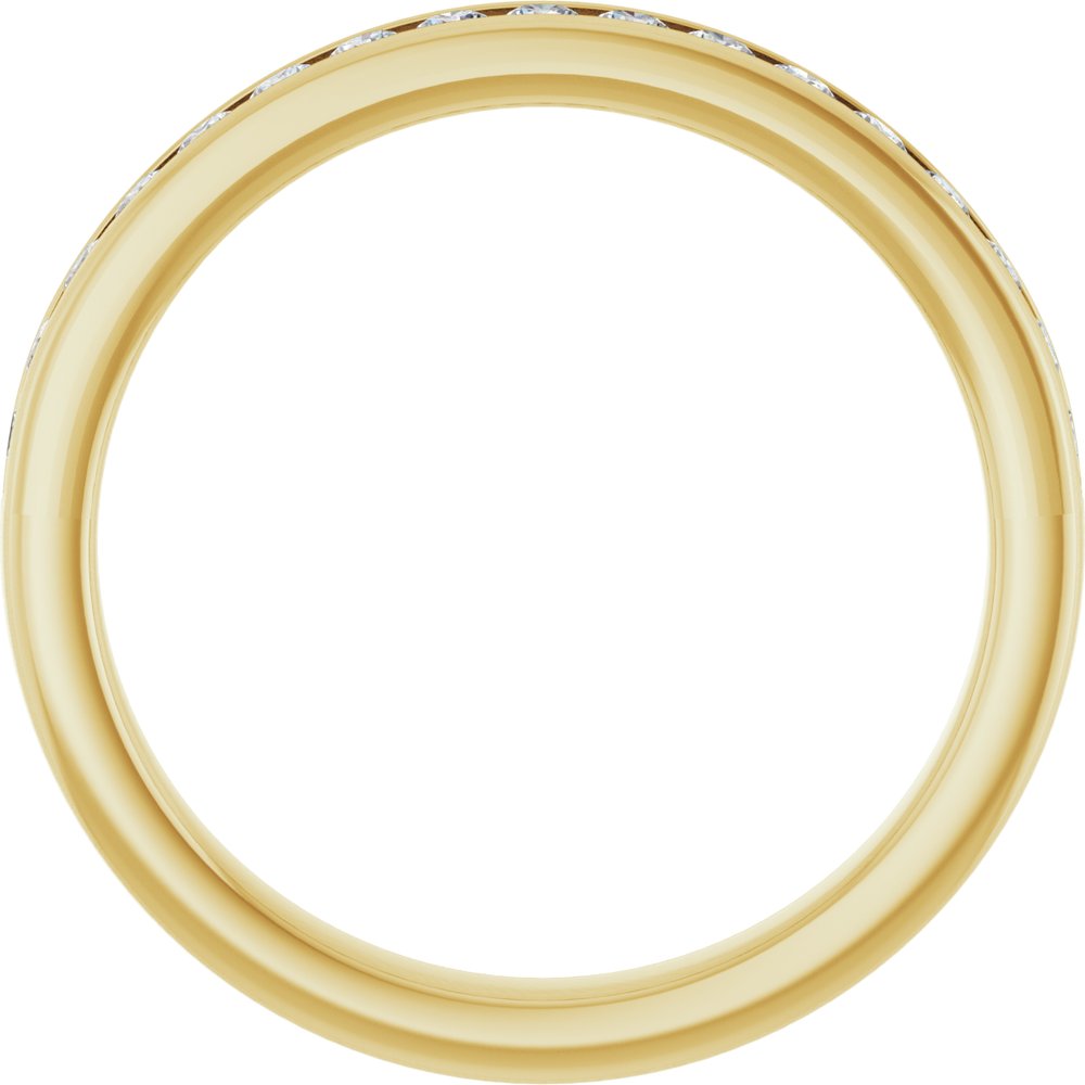 14K Yellow Gold 1/3 CTW Lab-Grown Diamond Anniversary Band