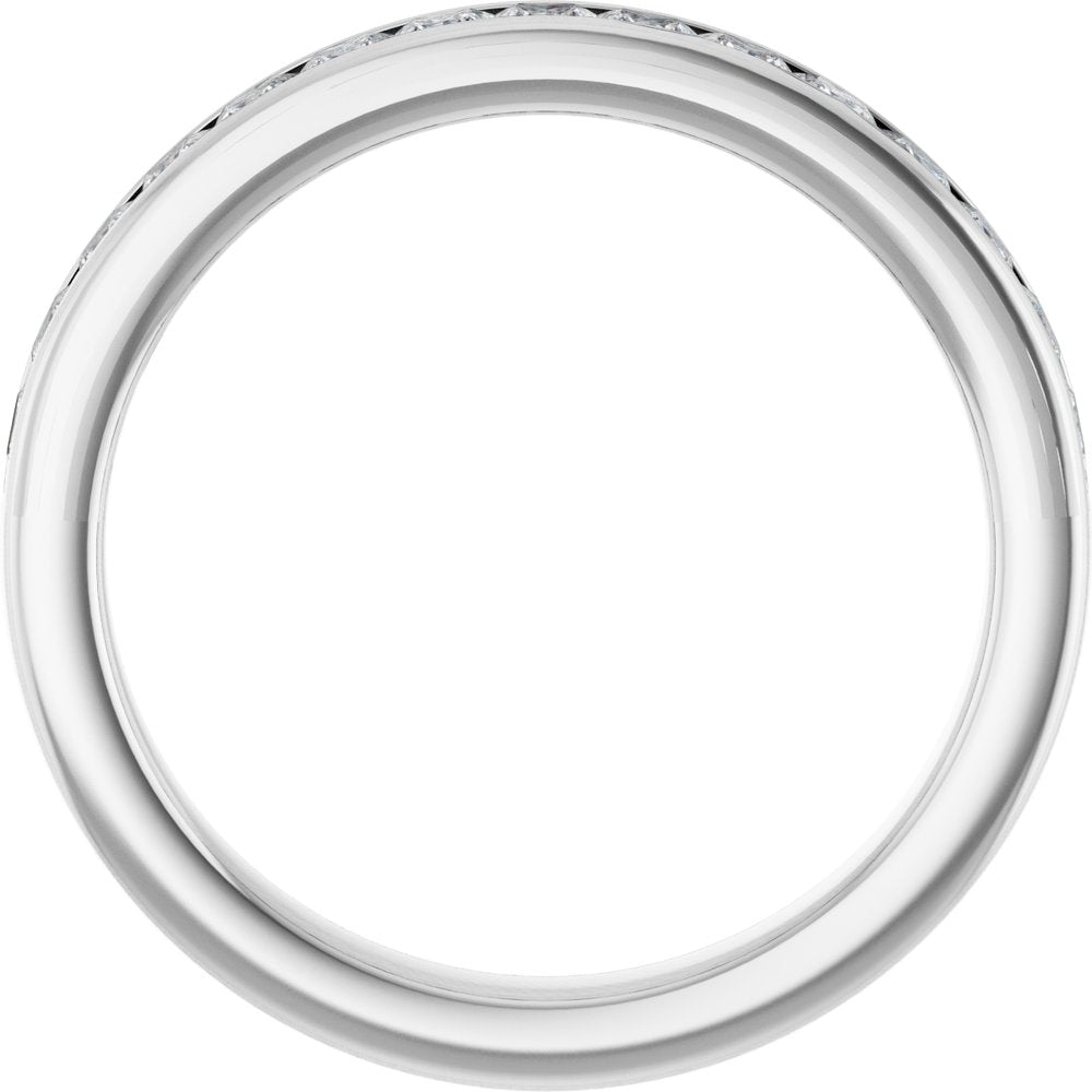 14K White Gold 3/4 CTW Natural Diamond Anniversary Band