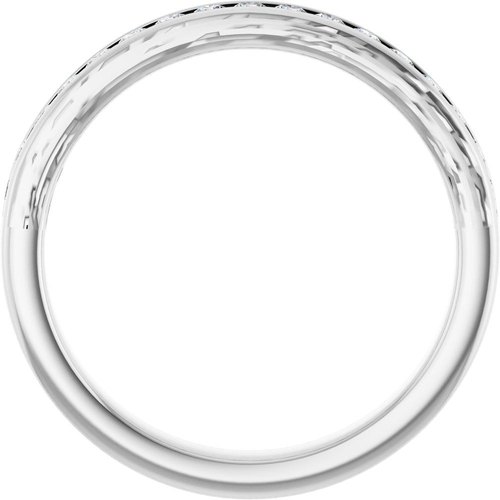 14K White Gold 1/3 CTW Lab-Grown Diamond Anniversary Band