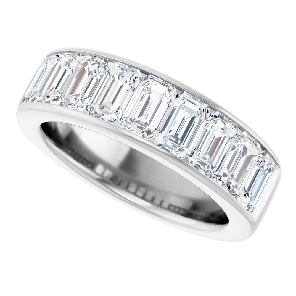 14K White Gold 2 3/4 CTW Lab-Grown Diamond Anniversary Band