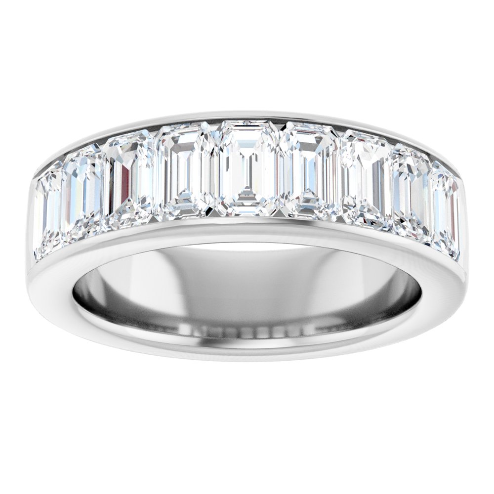 14K White Gold 2 3/4 CTW Lab-Grown Diamond Anniversary Band