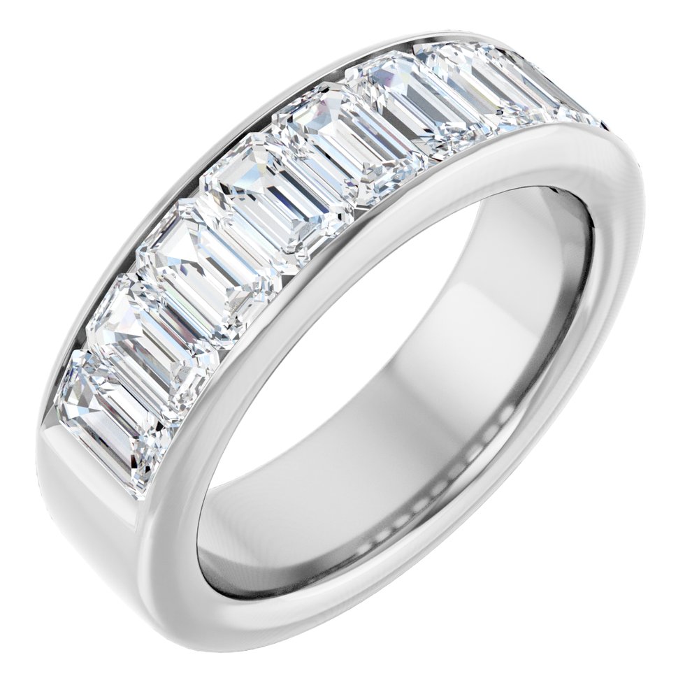 14K White Gold 2 3/4 CTW Lab-Grown Diamond Anniversary Band