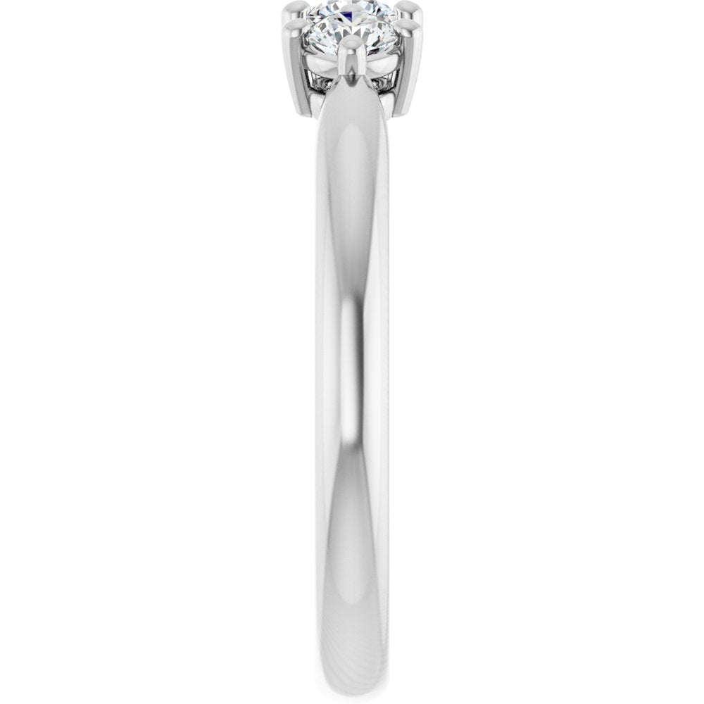 14K White 1/3 CTW Lab-Grown Diamond Anniversary Band