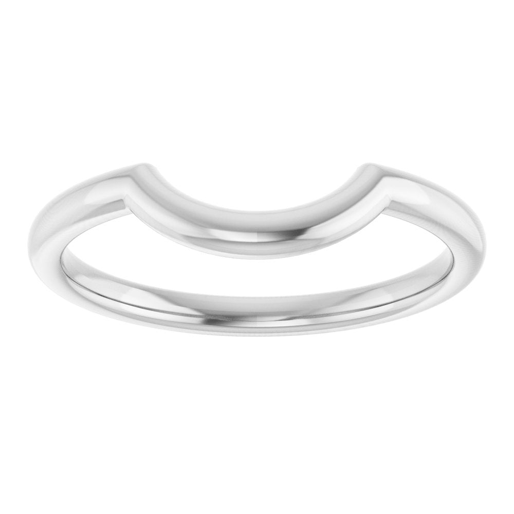 Platinum 8.6 mm Contour Band