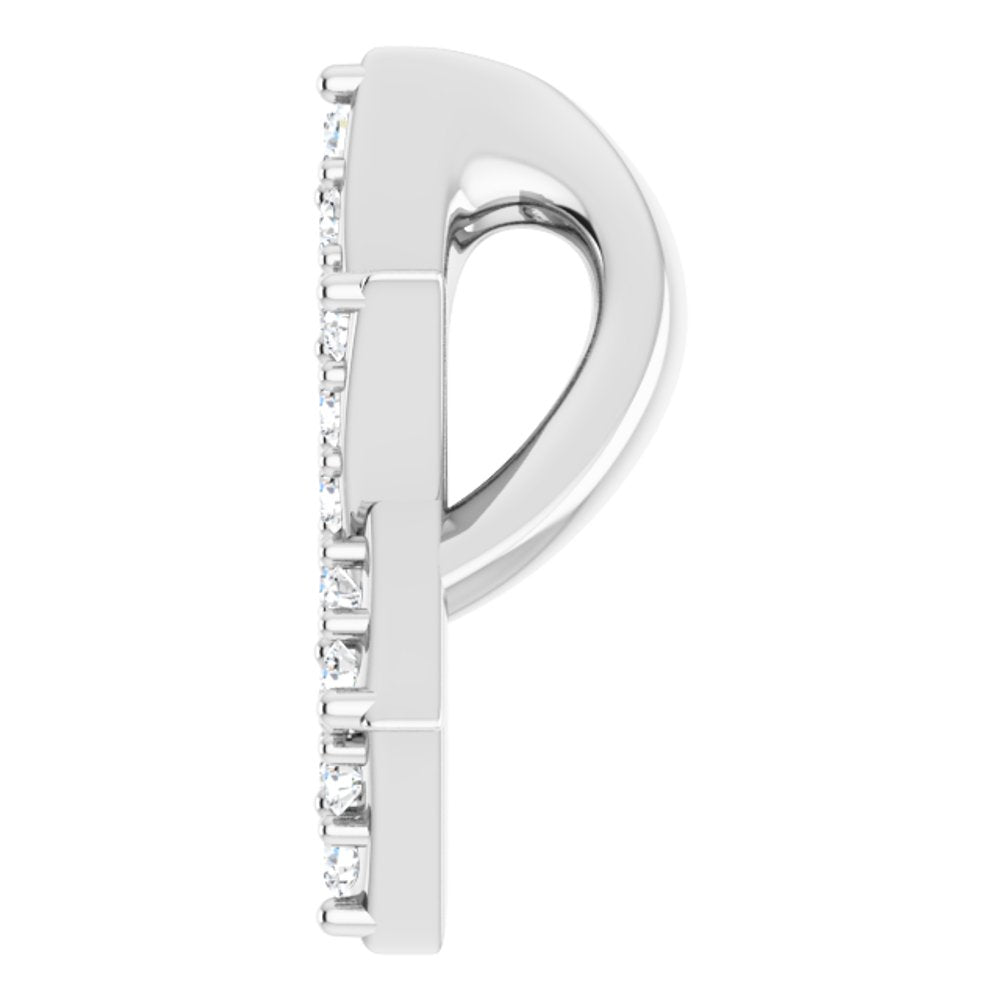 14K White Gold 1/10 CTW Natural Diamond Star of David Pendant