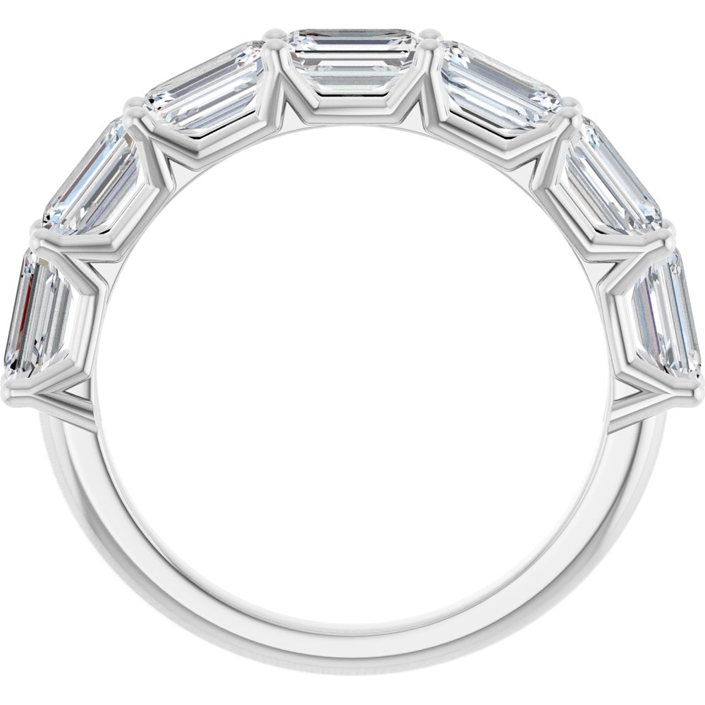 14K White Gold 2 1/6 CTW Lab-Grown Diamond Anniversary Band