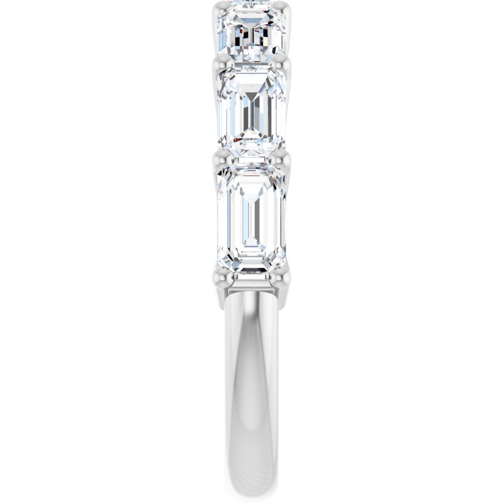 14K White Gold 2 1/6 CTW Lab-Grown Diamond Anniversary Band