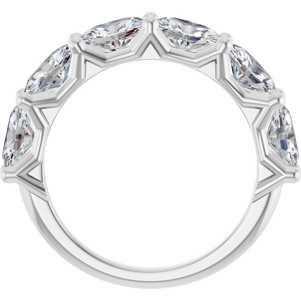 14K White Gold 2 1/5 CTW Lab-Grown Diamond Anniversary Band