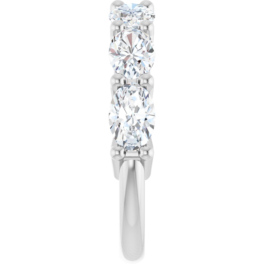 14K White Gold 2 1/5 CTW Lab-Grown Diamond Anniversary Band