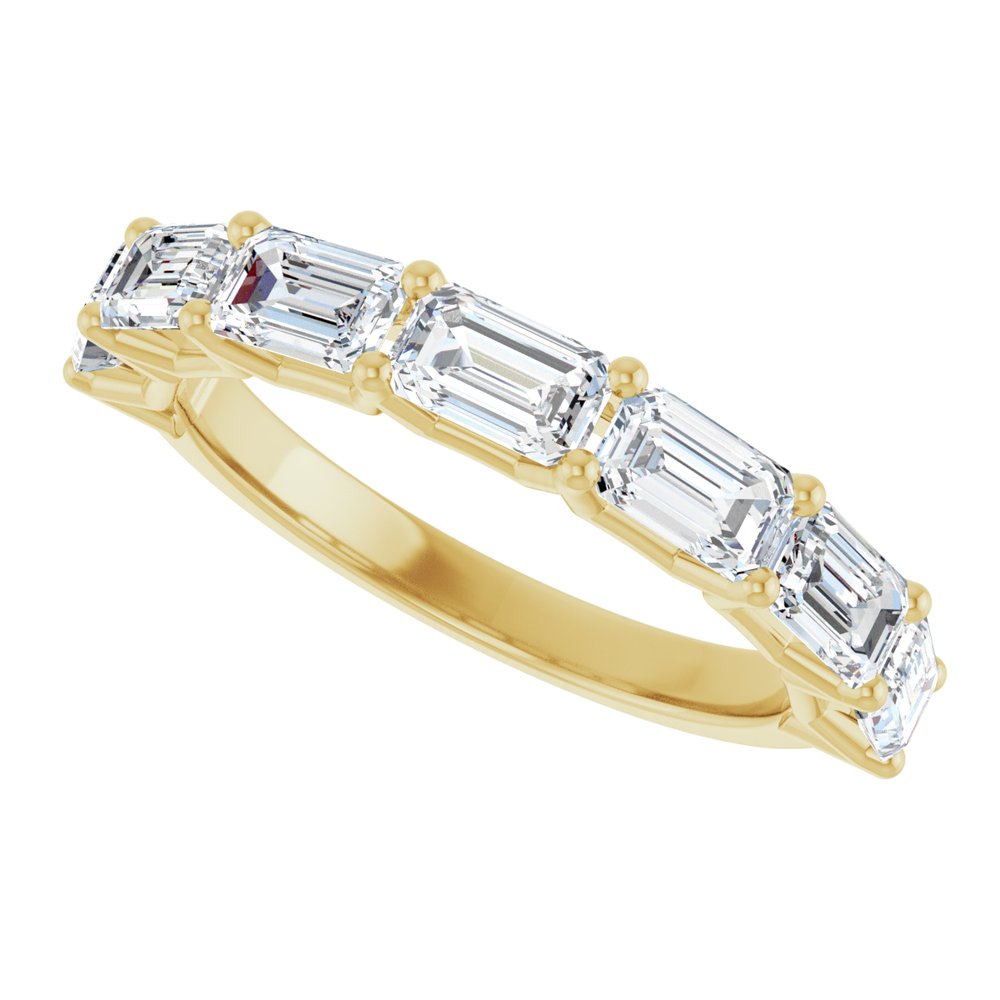 14K Yellow Gold 2 1/6 CTW Lab-Grown Diamond Anniversary Band