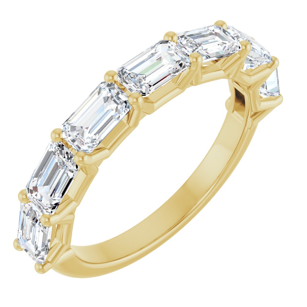 14K Yellow Gold 2 1/6 CTW Lab-Grown Diamond Anniversary Band