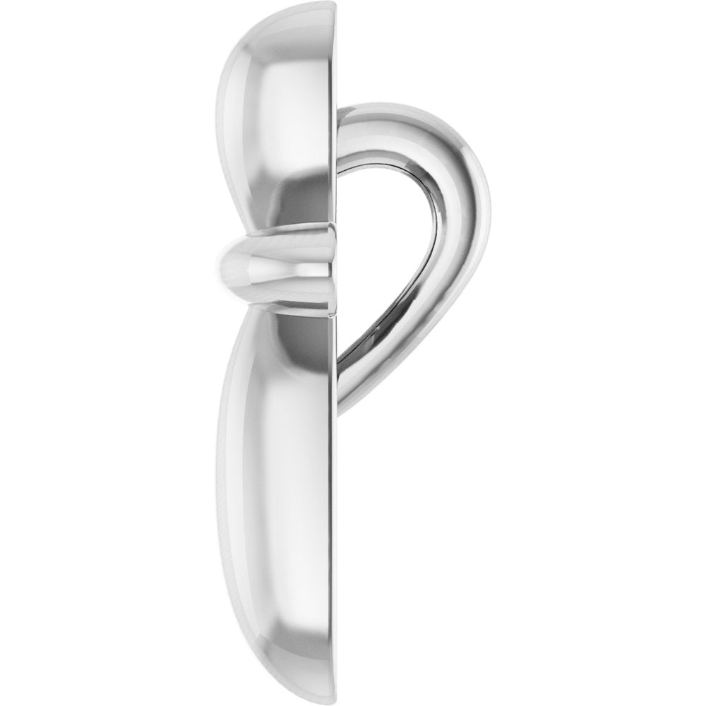 Sterling Silver 10x7.72 mm Cross Pendant