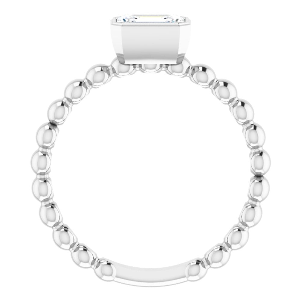 Sterling Silver Sapphire Stackable Family Ring