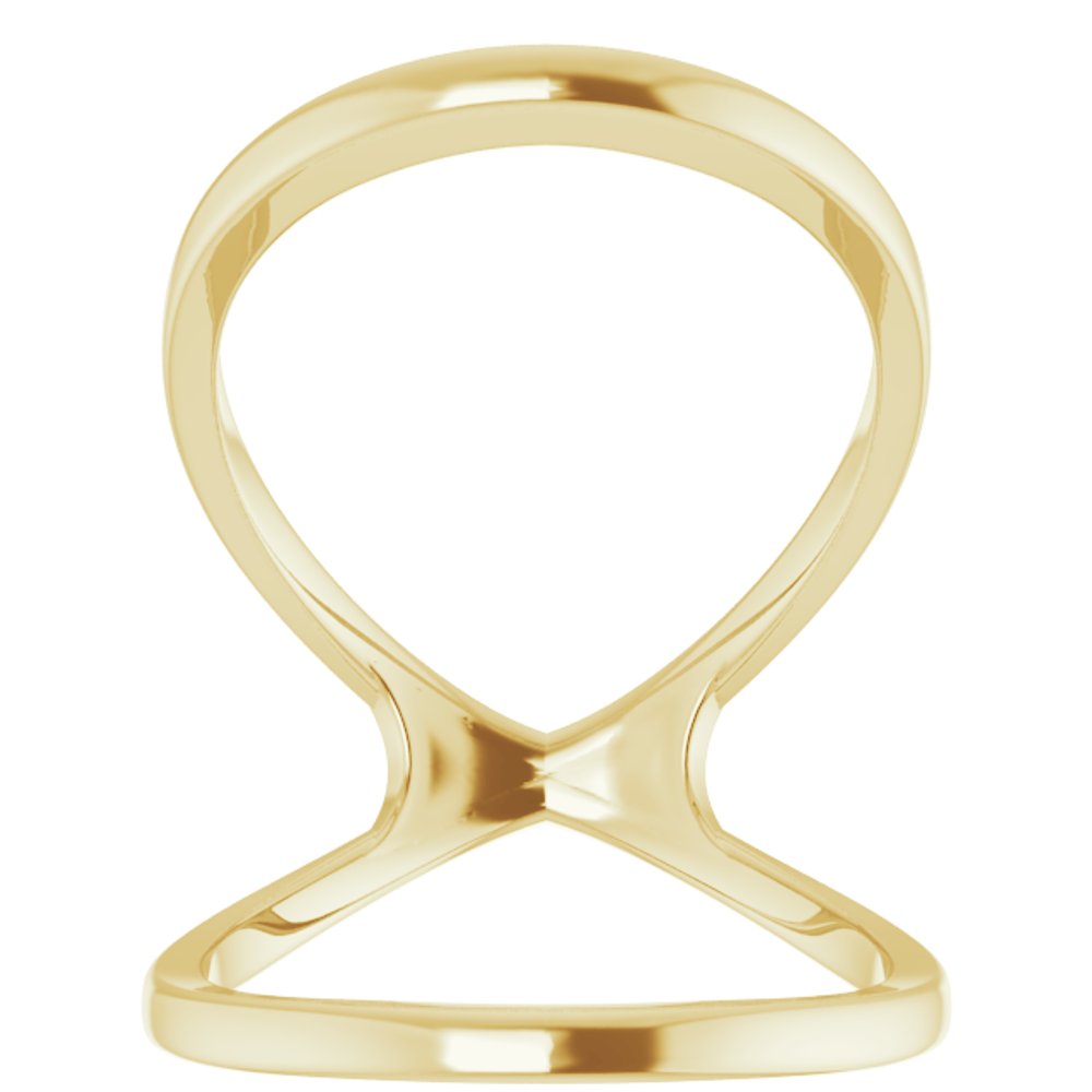 14K Yellow Freeform Ring