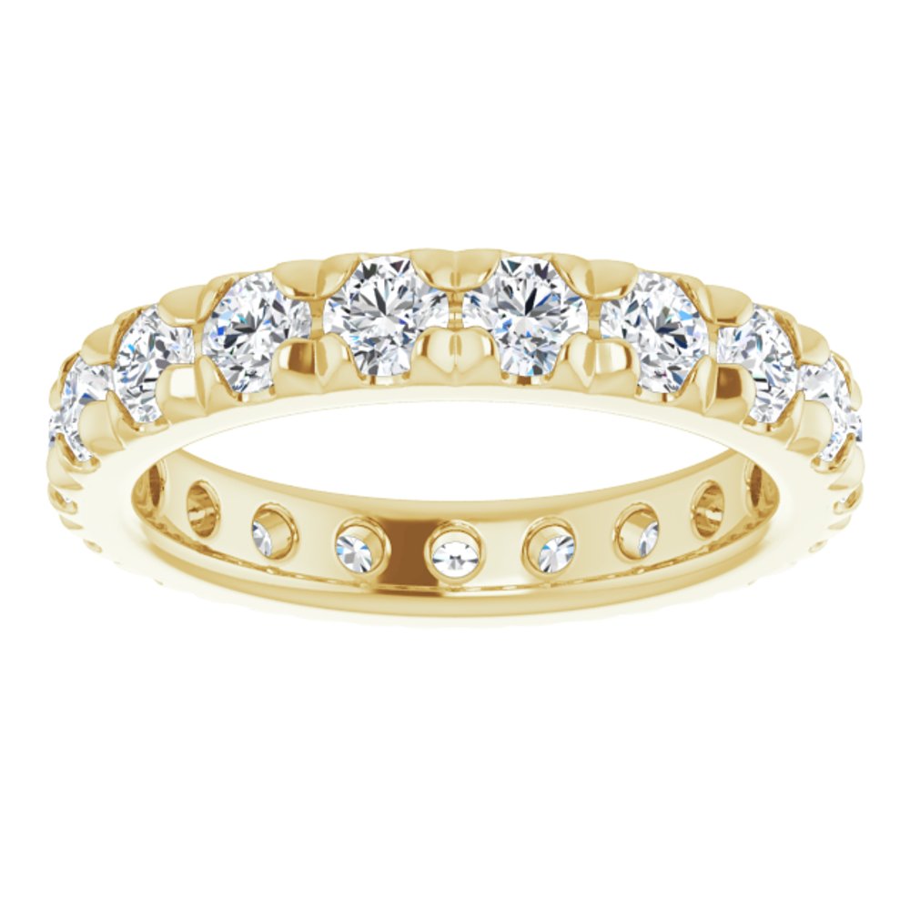 14K Yellow Gold 2 CTW Lab-Grown Diamond Eternity Band