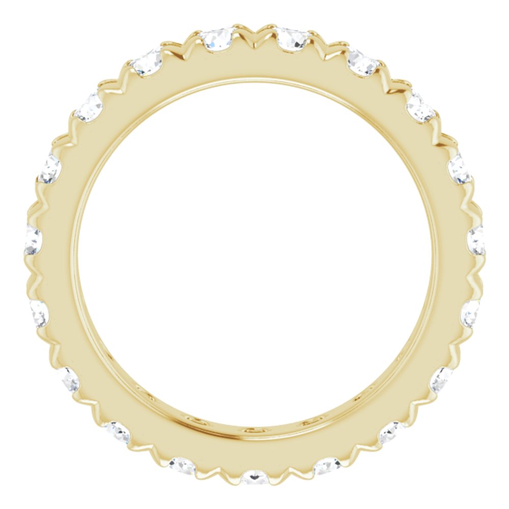 14K Yellow Gold 2 CTW Lab-Grown Diamond Eternity Band