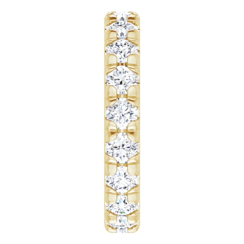 14K Yellow Gold 2 CTW Lab-Grown Diamond Eternity Band
