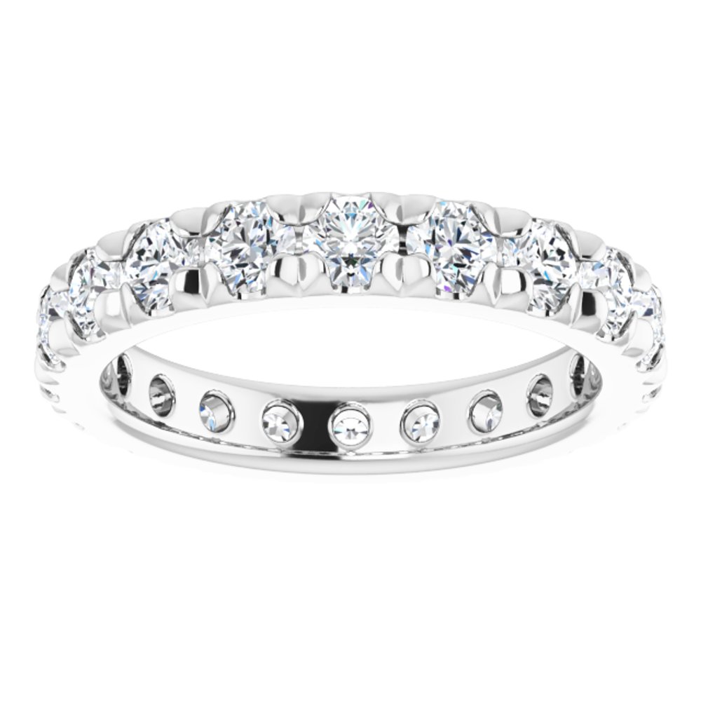 14K White Gold 2 1/8 CTW Lab-Grown Diamond Eternity Band Size 6