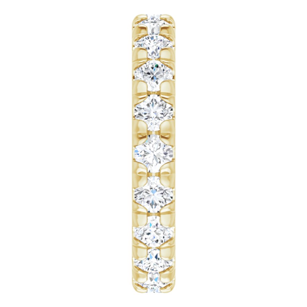 14K Yellow Gold 2 1/8 CTW Lab-Grown Diamond Eternity Band