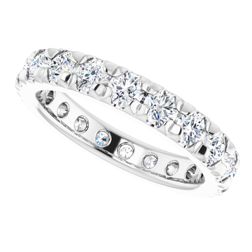 14K White Gold 2 1/8 CTW Lab-Grown Diamond Eternity Band Size 6