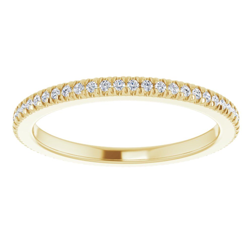 14K Yellow Gold 1/5 CTW Natural Diamond Eternity Band