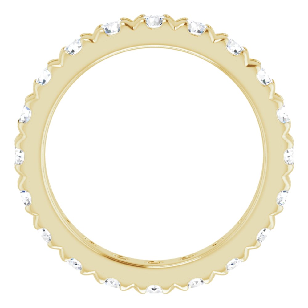 14K Yellow Gold 2 1/8 CTW Lab-Grown Diamond Eternity Band