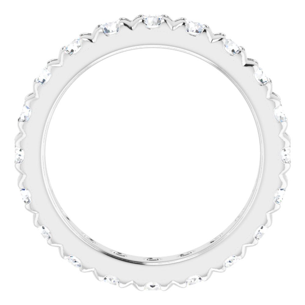 14K White Gold 2 1/8 CTW Lab-Grown Diamond Eternity Band Size 6