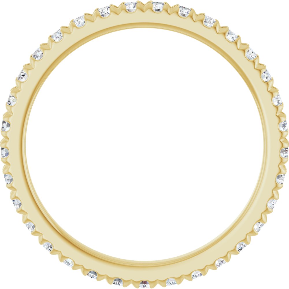 14K Yellow Gold 5/8 CTW Lab-Grown Diamond Eternity Band Size 7