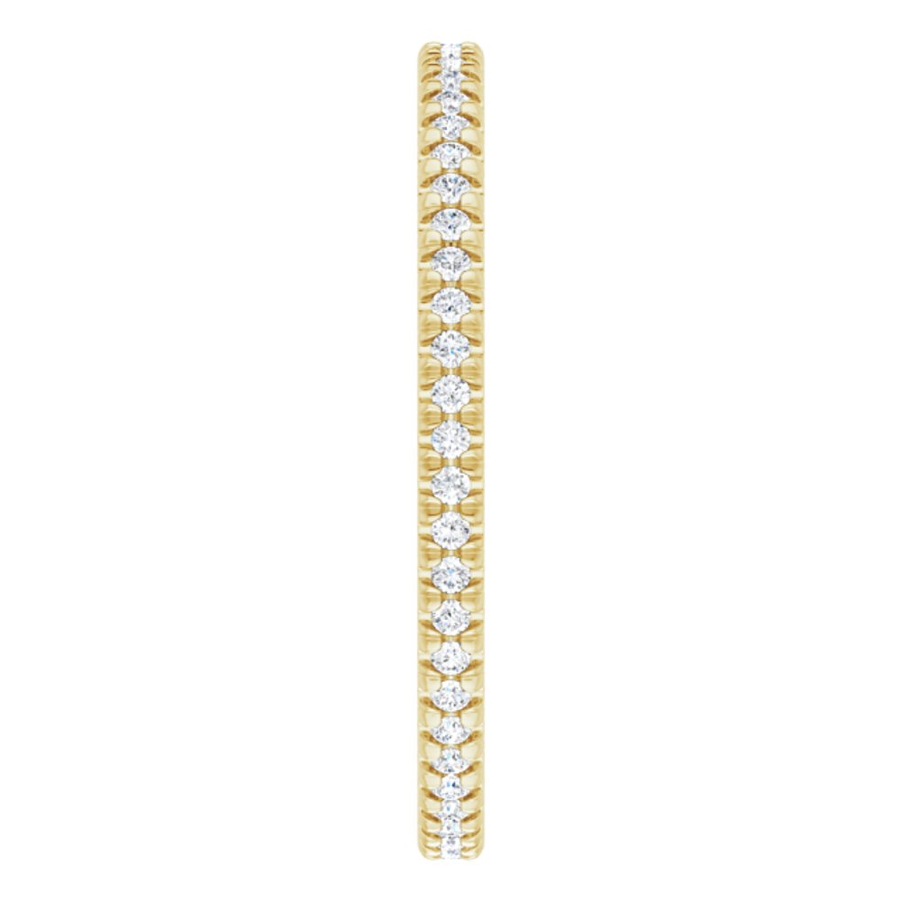14K Yellow Gold 1/5 CTW Natural Diamond Eternity Band
