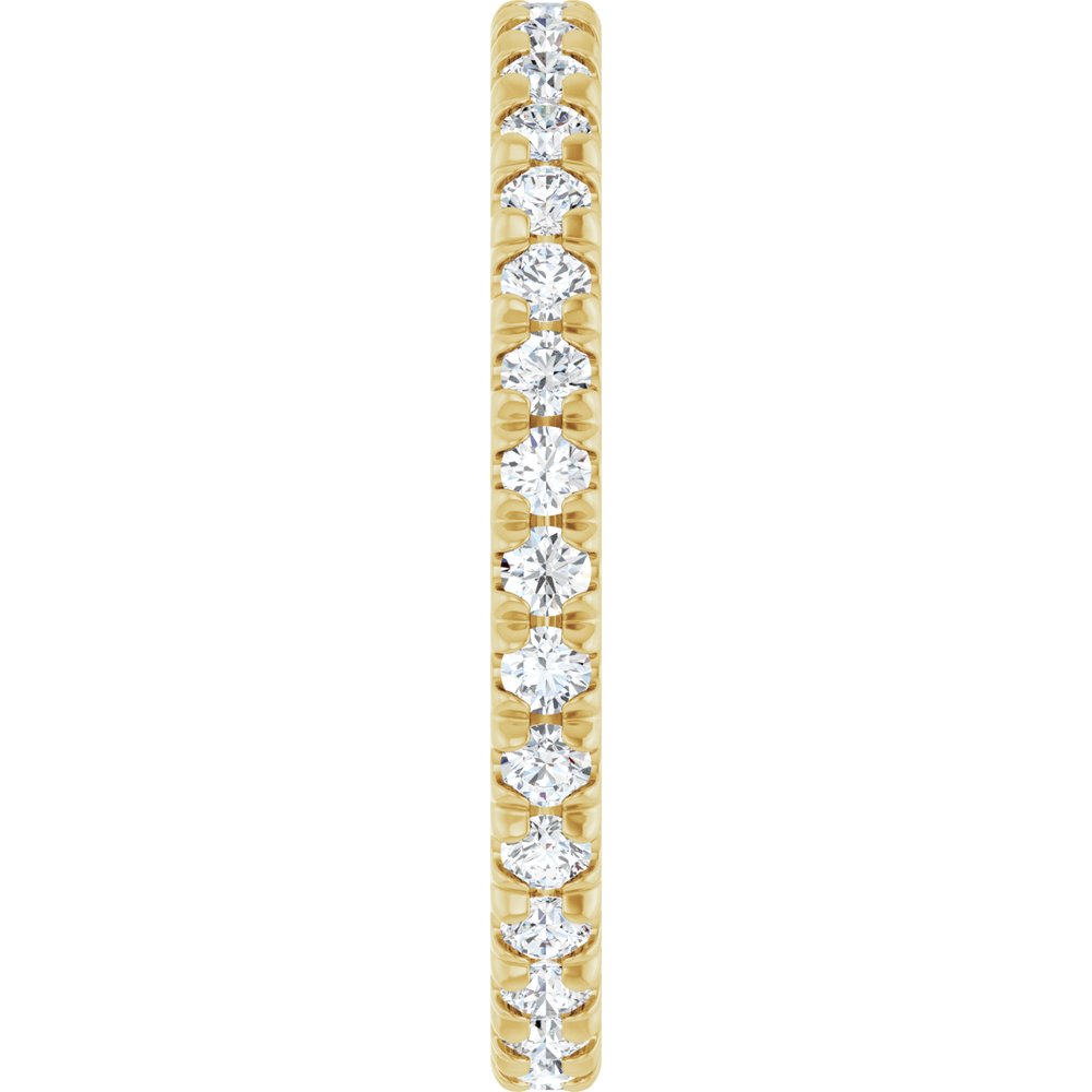 14K Yellow Gold 5/8 CTW Lab-Grown Diamond Eternity Band Size 7