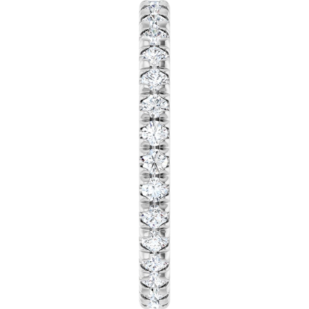 14K White Gold 5/8 CTW Lab-Grown Diamond Eternity Band Size 7