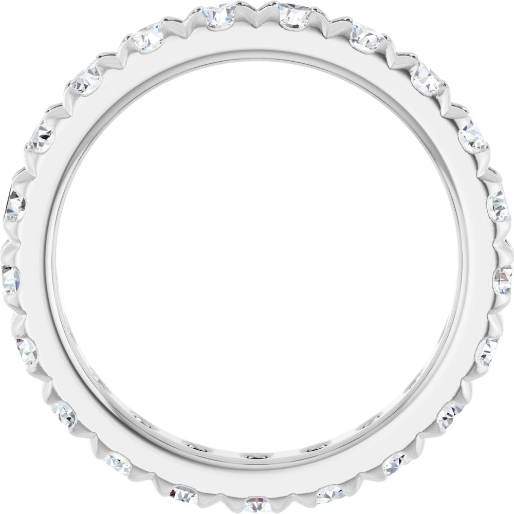 14K White Gold 2 1/5 CTW Lab-Grown Diamond Eternity Band