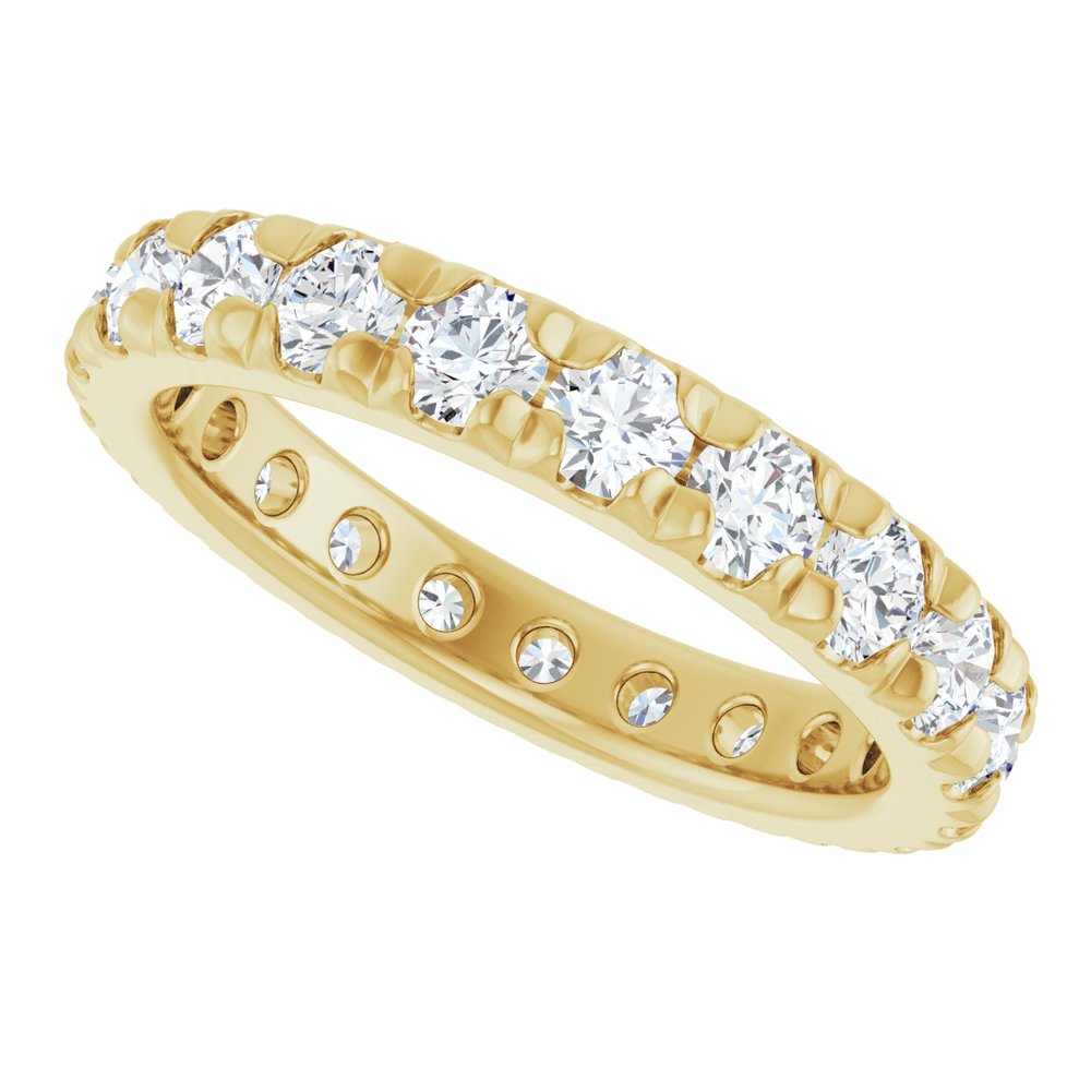 14K Yellow Gold 2 1/5 CTW Lab-Grown Diamond Eternity Band